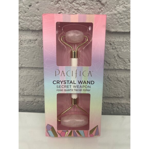 Pacifica Rose Quartz Crystal Wand Facial Roller - Picture 2 of 5